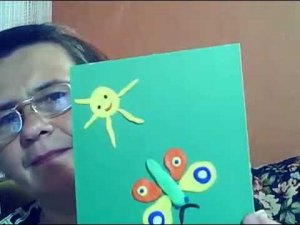 "Бабочка из пластилина"