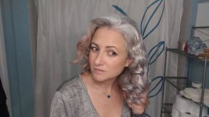 Testing Colorista Silver Spray on my 6-month grow-out