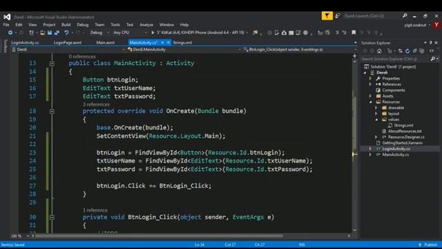Yiğit Özaksüt-Xamarin Eğitimi 6. Eğitim -18.08.2016 смотреть онлайн