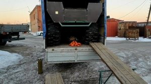 отправка болотохода в Омскую область.