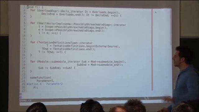 2013 EuroLLVM Developers’ Meeting: D. Jasper “clang-format - Automatic formatting for C++ ” смотреть онлайн