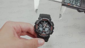 Обзор наручных часов CASIO G-SHOCK GA-100-1A4 - видеообзор от интернет-магазина MinutaShop.ru