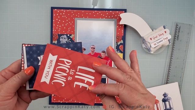 Basic Scrapbooking Layout | SCT Summer Issue Scraplift | Process Video смотреть онлайн