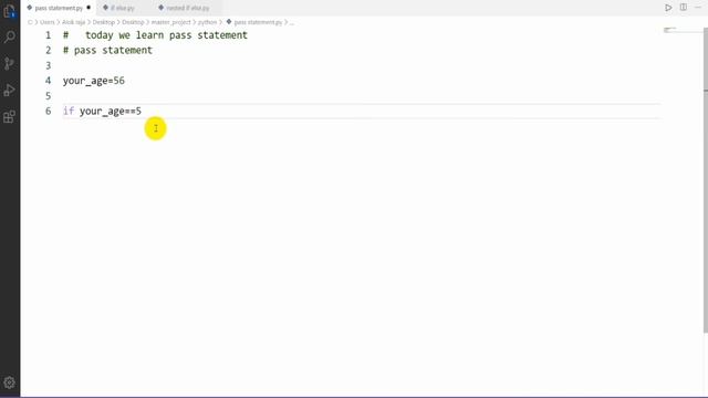PASS STATEMENT | IN PYTHON | PYTHON TUTORIAL | #AlokRaja #24 #tiktokgirls #trending