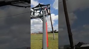 кун на японский мини трактор с вилами.