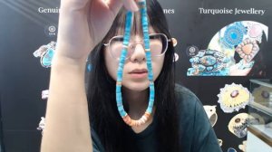 20240911-01 Natural turquoise Lapis lazuli and spiny oyster casual natural irregular gemstone