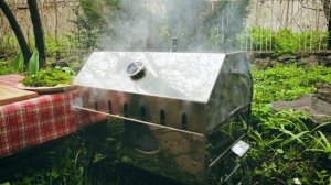 Горячее копчение прямо в мангале