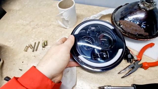 Установка LED оптики на УАЗ смотреть онлайн