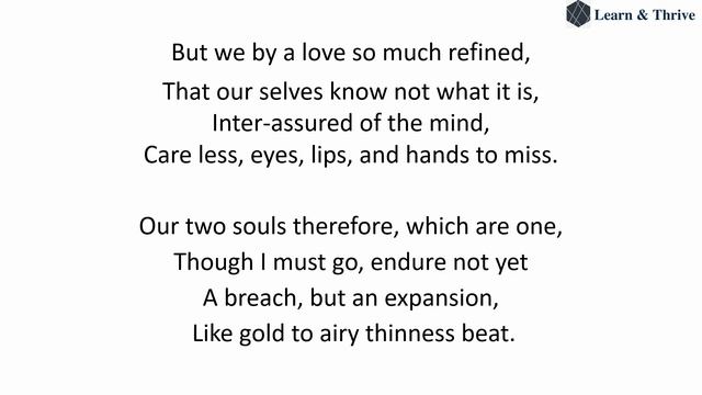 A Valediction: Forbidding Mourning | UGC/NTA-NET | DSSSB | KVS | NVS смотреть онлайн