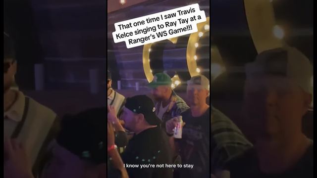 Travis Kelce went WILD while SINGING “Love Story” & REACTS when someone COMPLIMENTS Taylor Swift смотреть онлайн