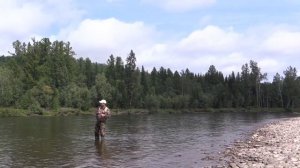 Рыбалка в Туве. Река Бий-Хем