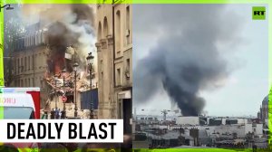 Gas explosion in central Paris - reports