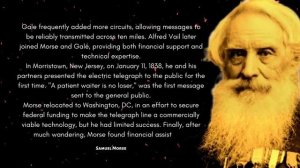 American Inventor of Morse Code, Painter | Invented the single-wire telegraph system | Samuel Morse