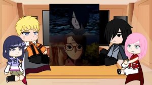 Boruto Parents react to Sarada Timeskip