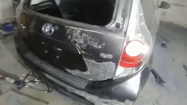 Ремонт багажника Toyota Prius смотреть онлайн