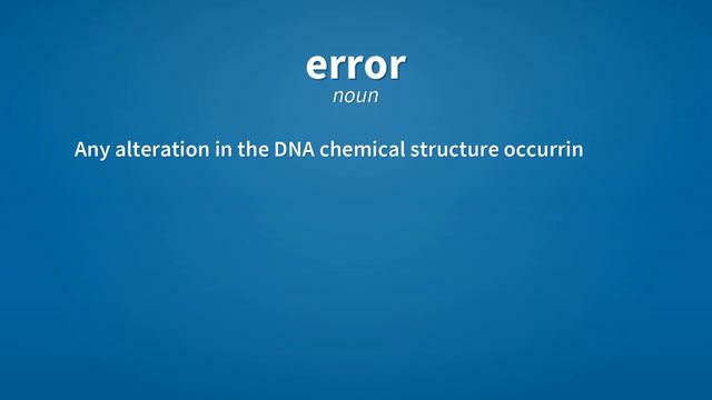 Error | Meaning Of Error