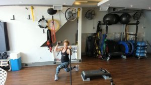 2021-Feb-20 - Step, Hand Weights, Body Bar, Magic Circle