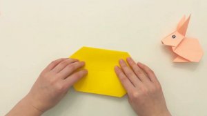 Оригами Зайчик / Кролик | Как сделать Оригами Животные из бумаги по шагам