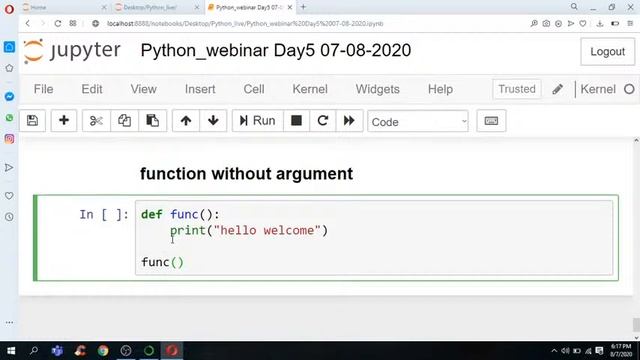 Python Webinar - Day 05 смотреть онлайн