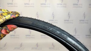 Покрышка (шина) для инвалидной коляски Black Cat 37-540 (24 x 1 3/8), чёрная