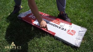 "Без Стука" Кровля Shinglas Ранчо Коричневый , подкладочный ковер ANDEREP