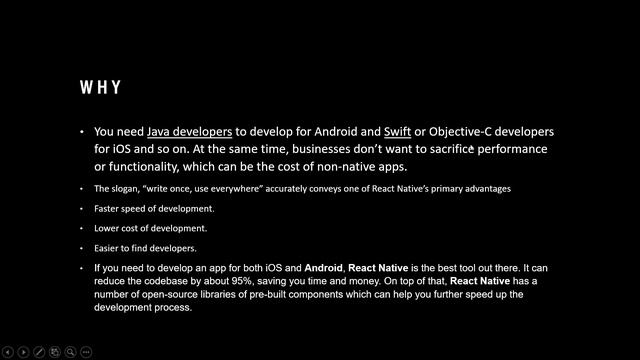 What is react native || why or who use react native || history of react-native || advantage of reac