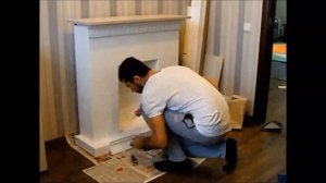 Портал для камина из гипсокартона. Часть 2/ Hand Made