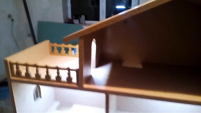 Кукольный домик с освещением для дочурки. смотреть онлайн