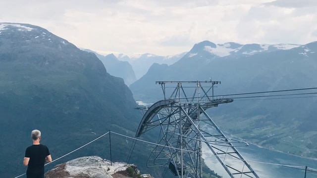 Поднимемся на канатной дороге Loen Skylift Норвегия! Stryn.