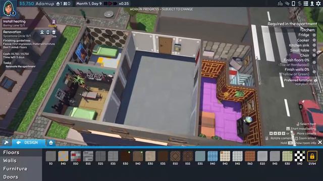 The Tenants - New Tycoon City Building/Sims Gameplay - First impression - Free Trial | ep 1
