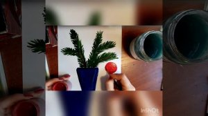 Новогодний натюрморт. Урок рисования гуашью 5+