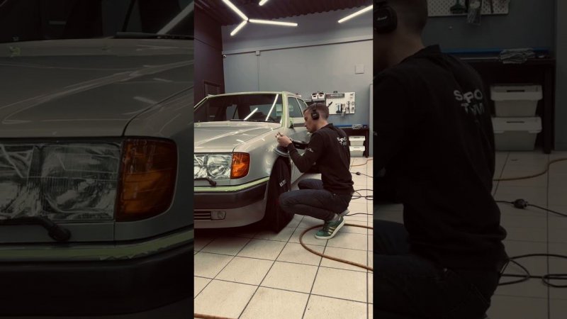 Восстановили старый Mercedes-Benz #детейлинг #sappo