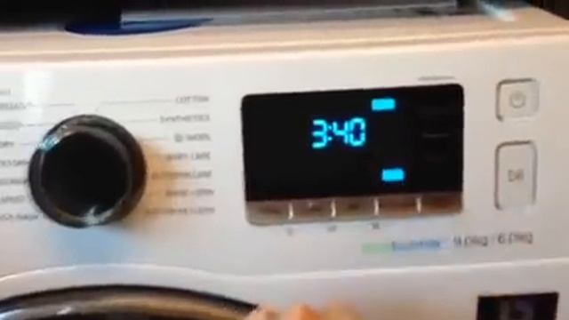 Samsung Ecobubble washer dryer WD90J6410AW review смотреть онлайн