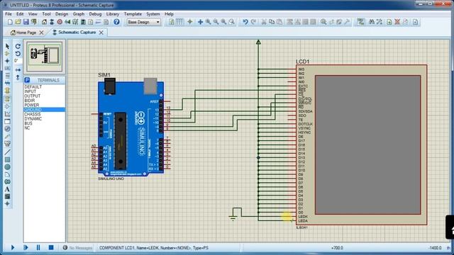 TFT LCD ILI9341 Simulation with arduino смотреть онлайн