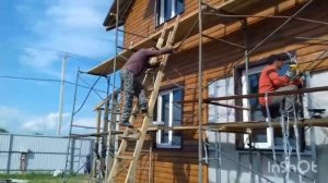 Монтаж металлические сайдинг L D brus