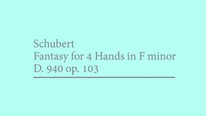 Schubert Fantasy for 4 Hands D. 940 op. 103 (Benjamin Britten, Sviatoslav Richter)(1965)