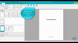 Readiris 17 Windows: How to split and merge a PDF?