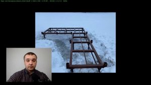 Пирс 6х4. Смета материалов. Схема свайного поля. План работ.