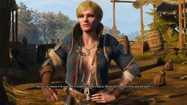 Witcher 3: Choosing to Kill the Nilfgaardian Soldier (Ves and Vernon Roche) смотреть онлайн