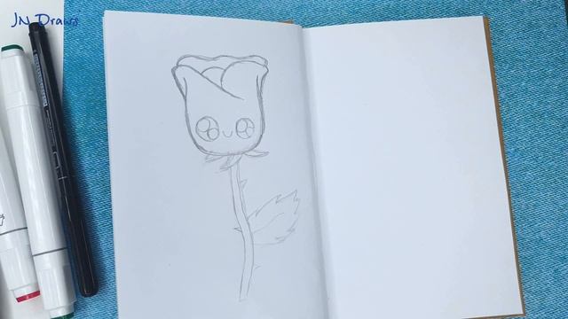 Как Нарисовать Розочку Простые Рисунки В Скетчбук, Личный Дневник Как Рисовать В Стиле Каваи ЛД Иде смотреть онлайн