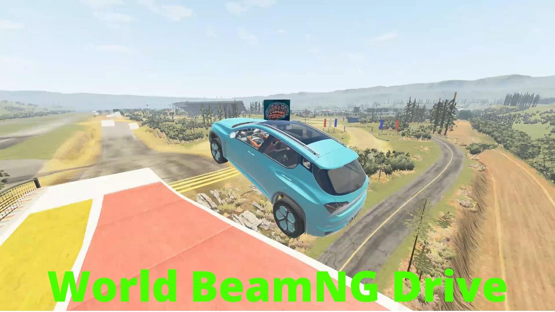 Прыжки с трамплина #5 - BeamNG Drive | World BeamNG Drive