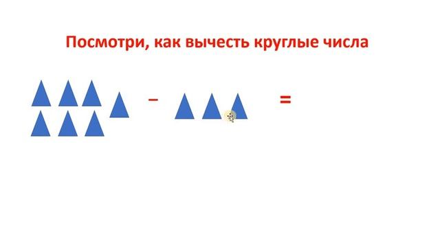 Сложение и вычитание десятков. 1 класс