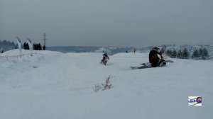 На горе Лысая состоялись Всероссийские соревнования по Кросс-сноубайку.