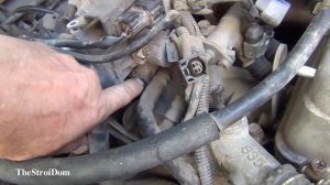 █ Чистка дроссельной  заслонки. Mitsubishi Galant 1989 г.