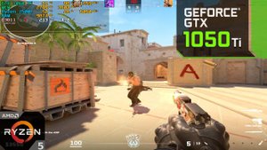Counter-strike 2 : GTX 1050 Ti + Ryzen 7500F