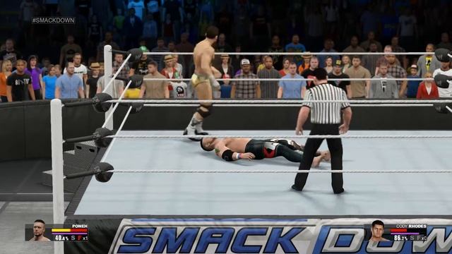 WWE 2K15. POMEH vs CODY RHODES (without Finishers) смотреть онлайн