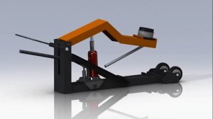 Подкатной домкрат гидравлический своими руками. Чертежи.