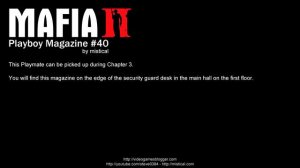 Mafia II - Playboy Magazines Locations Guide Chapter 3