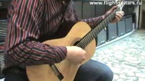 Гитара Flight C - 100, как звучит классическая гитара