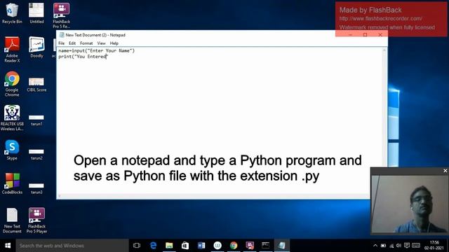 How to run Python file in command prompt